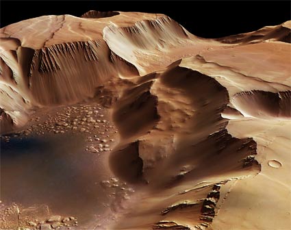 Mars Express maps 90% of MARS in 3D