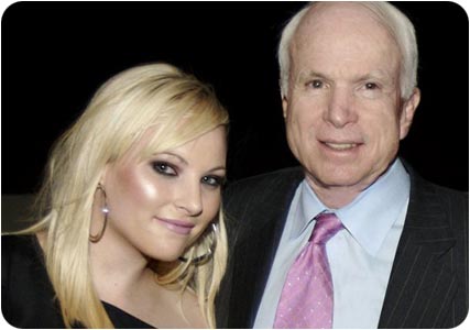 Republican McCain’s daughter is an avid supporter of Obama