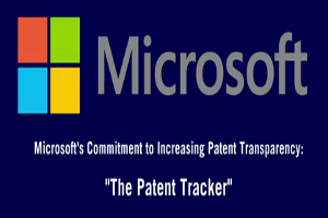 Microsoft launches Patent Tracker Tool for greater transparency
