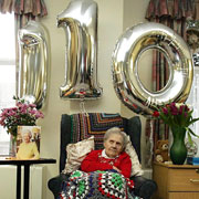 110 years old Minnie Smith