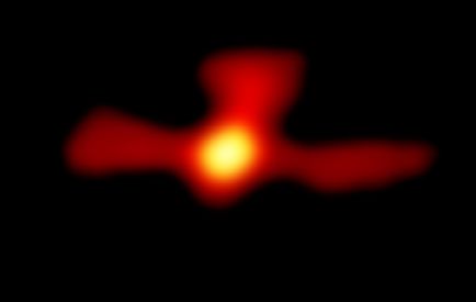 A mysterious giant cloud of antimatter