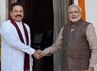 Narendra Modi Mahinda Rajapaksa