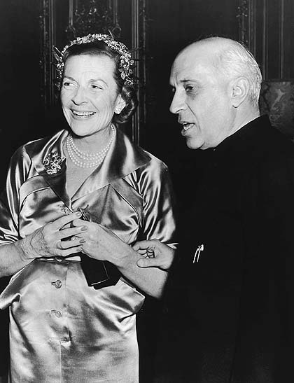 Nehru Edwina Mountbatten
