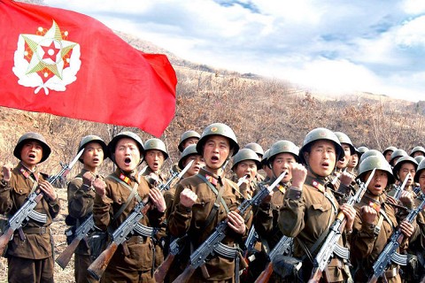 the north korean army. uprisings in North Korea.