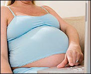 Overweight Pregnant Woman