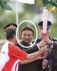 Musharraf arrives to flag off Olympic torch relay
