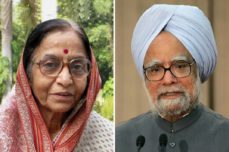 Pratibha Patil,Manmohan Singh