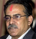 Maoist chairman Pushpa Kamal Dahal