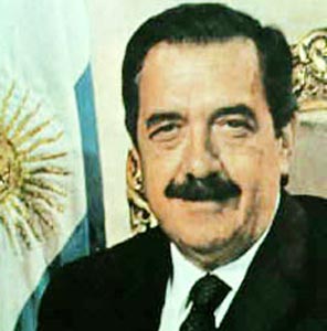 Former Argentine president Alfonsin dies at 82
