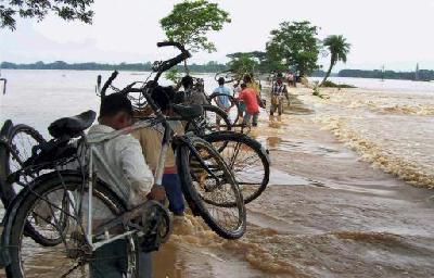 Rising sea level threats life of people in Orissa