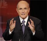 Palin brings "balance" to Republican ticket, Giuliani says 