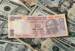 Indian rupee falls 22 paise against US dollar