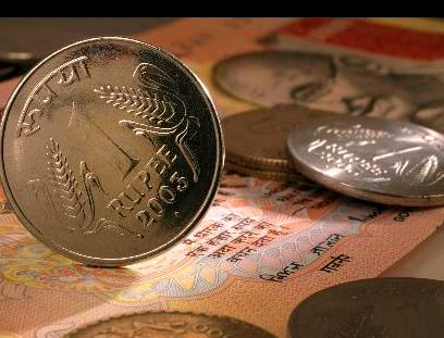 Rupee gains