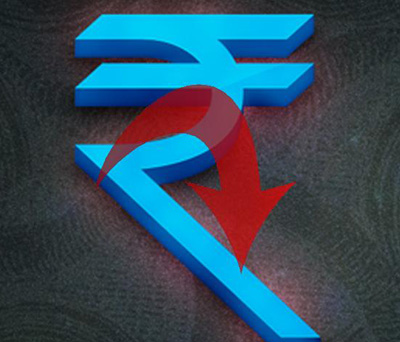 Rupee ends at over 1-month low vs US dollar