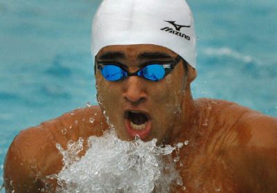 Indian swimmer Sandeep Sejwal has set new National record at the 2009 FINA World Championships in Rome on Thursday. He clocked 2 min and 13.22 sec in the ... - Sandeep-Sejwal