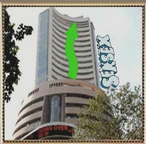 Sensex gains 123 points in pre-noon session