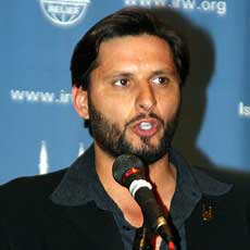 Karachi, Sept 18 : Retired Pakistan all-rounder <b>Shahid Afridi</b> has expressed <b>...</b> - Shahid-Afridi-01