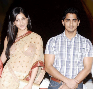 Is Shruti Hassan Dating Her Co-Star Siddharth