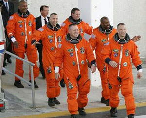 Astronauts In Shuttle
