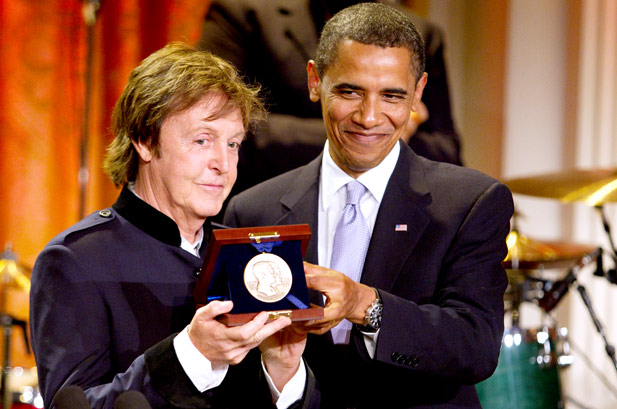 Sir Paul McCartney, Barack Obama