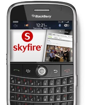 SkyFire applies brake on Blackberry Browser