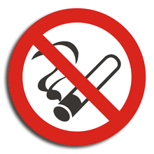 smoking banned