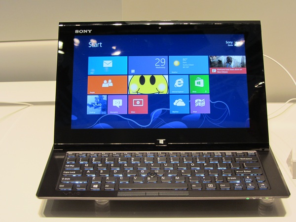 Sony introduces Windows 8-based ‘hybrid slider’ PC 