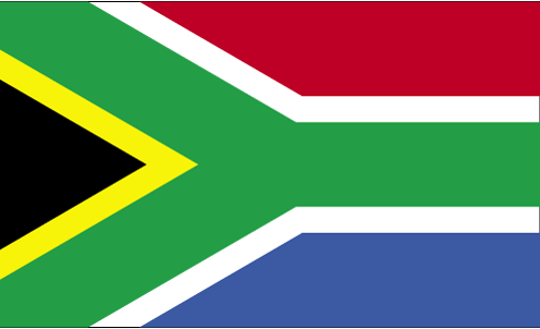 South Africa Flag Johannesburg - South African Deputy President Baleka Mbete 