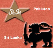 Sri Lanka & Pakistan Cricket Logo