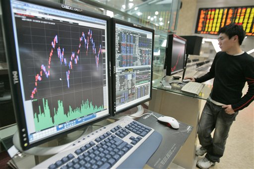 Shares fall sharply in Seoul