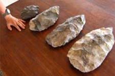 Four giant stone-age axes found in African lake basin