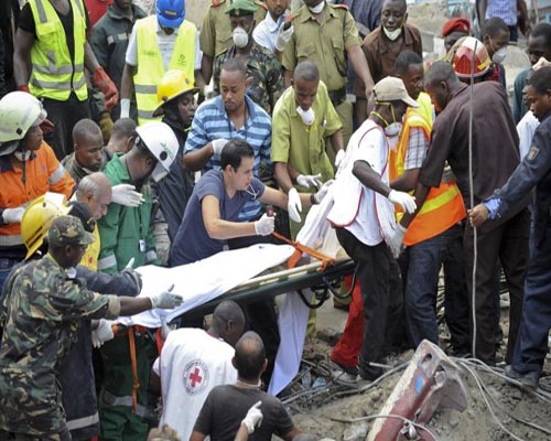 Tanzania building collapse toll reaches 20