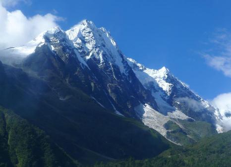 Tectonic uplift in Himalaya