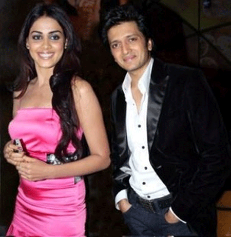Pre-wedding bash for Riteish and Genelia