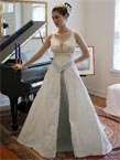 Toilet paper wedding dress