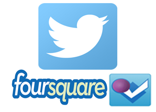 Twitter Foursquare
