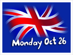 Monday Oct 26 is the ''most unproductive day'' for Britain