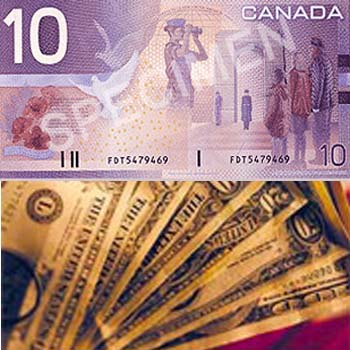 Canadian currency at record levels against US dollar