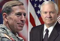 David Petraeus & Robert Gates