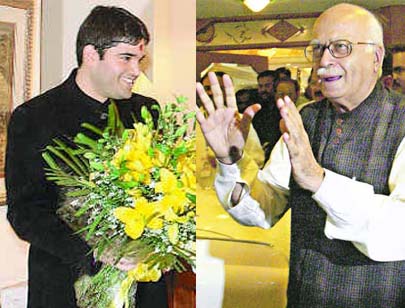 Varun Gandhi meets Advani, urged to respect SC order
