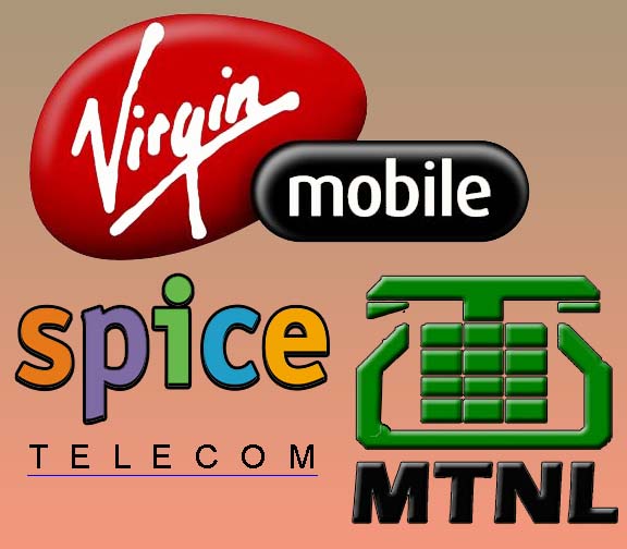 Virgin Mobile, Spice Mobiles, MTNL