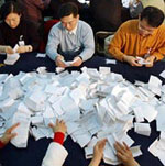 Haryana vote count begins