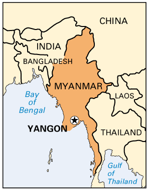 Mayanmar Map