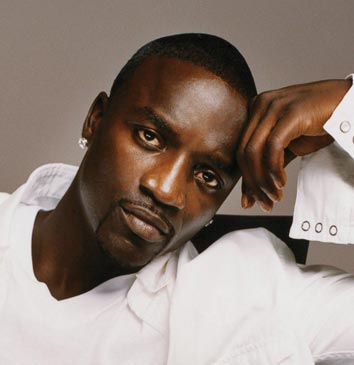 Akon Singing