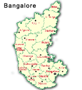 Bangalore Area Map