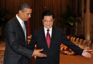 Barack Obama and Hu Jintao