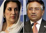 Benazir Bhutto and Pervez Musharraf