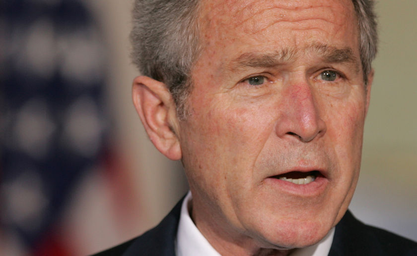 President Bush "applauds" Palin decision 