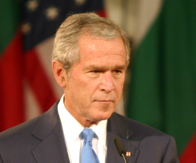 Bush: "Good deal" of progress towards Israeli-Palestinian peace 