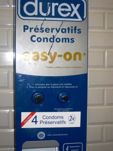 condoms machine